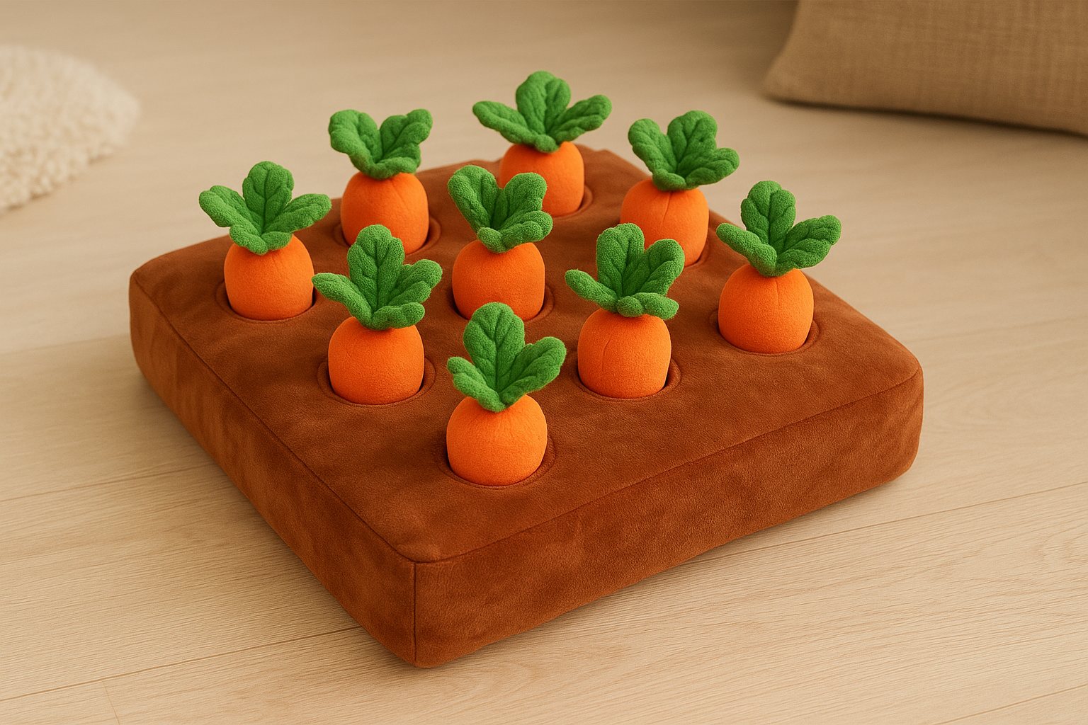 Jouet interactif jardin de carottes – Stimulation & amusement garanti !