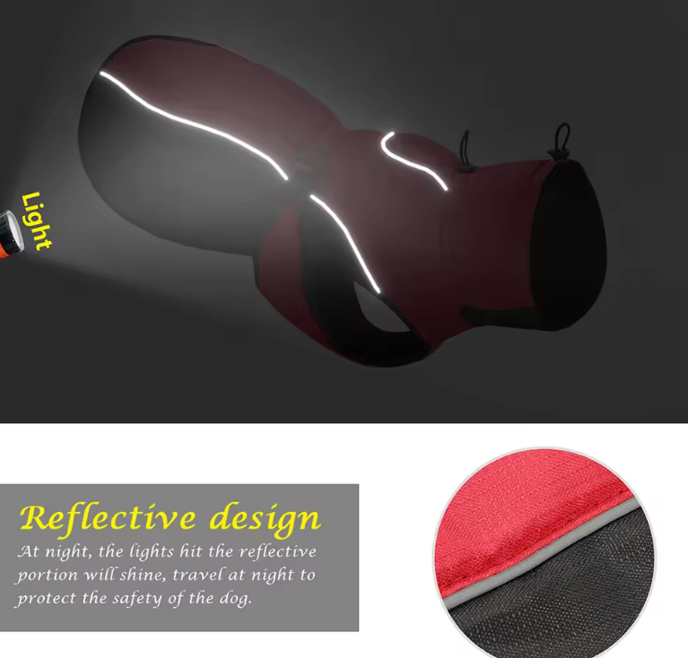 Vêtements imperméables pour chien