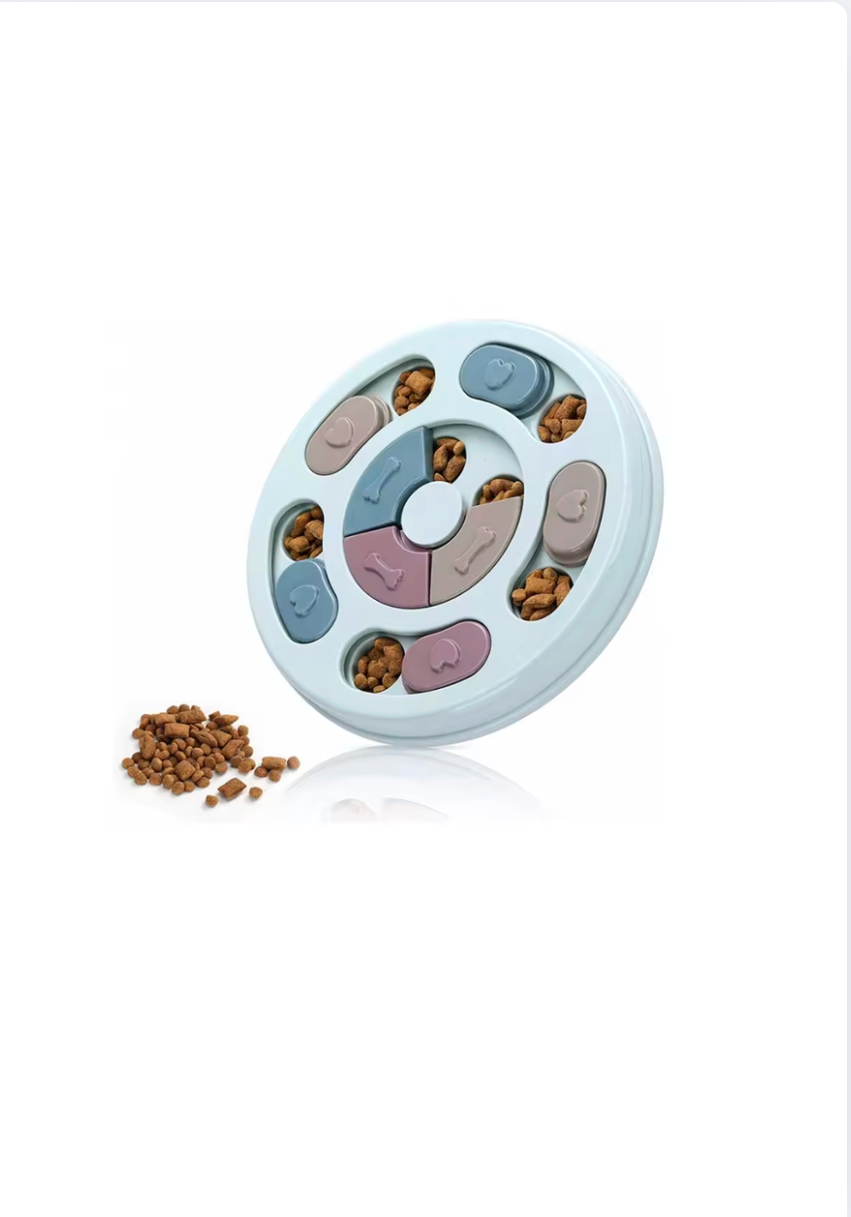 Bol interactif de cachette de nourriture pour chien