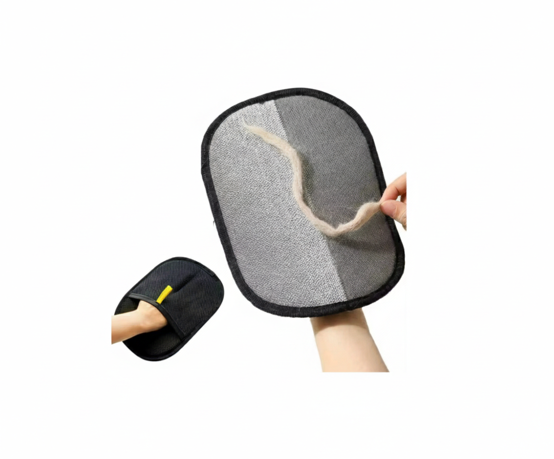 Gants d'épilation électrostatiques 2-en-1 pour chien
