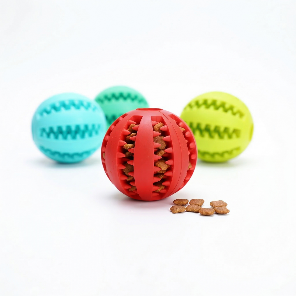 Balle jouet interactive pour chien