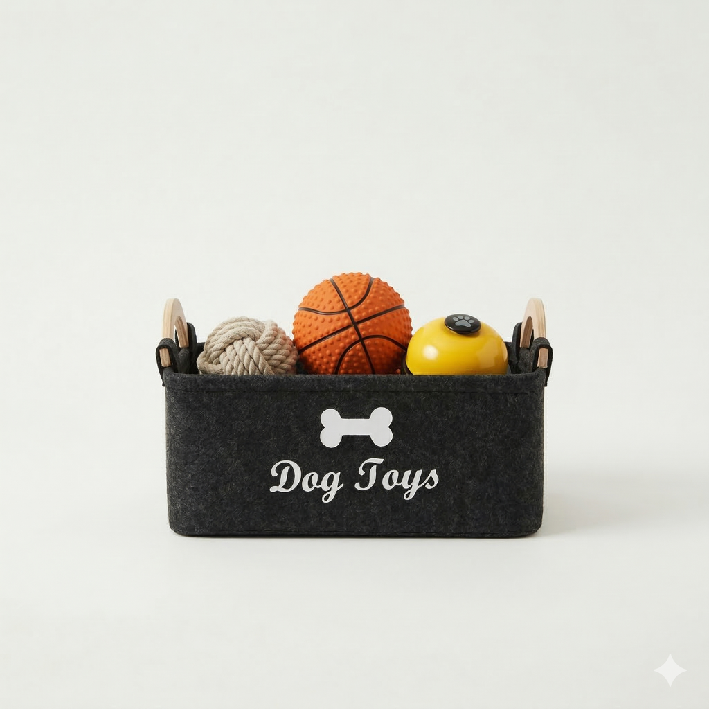 Panier de Rangement jouet chien
