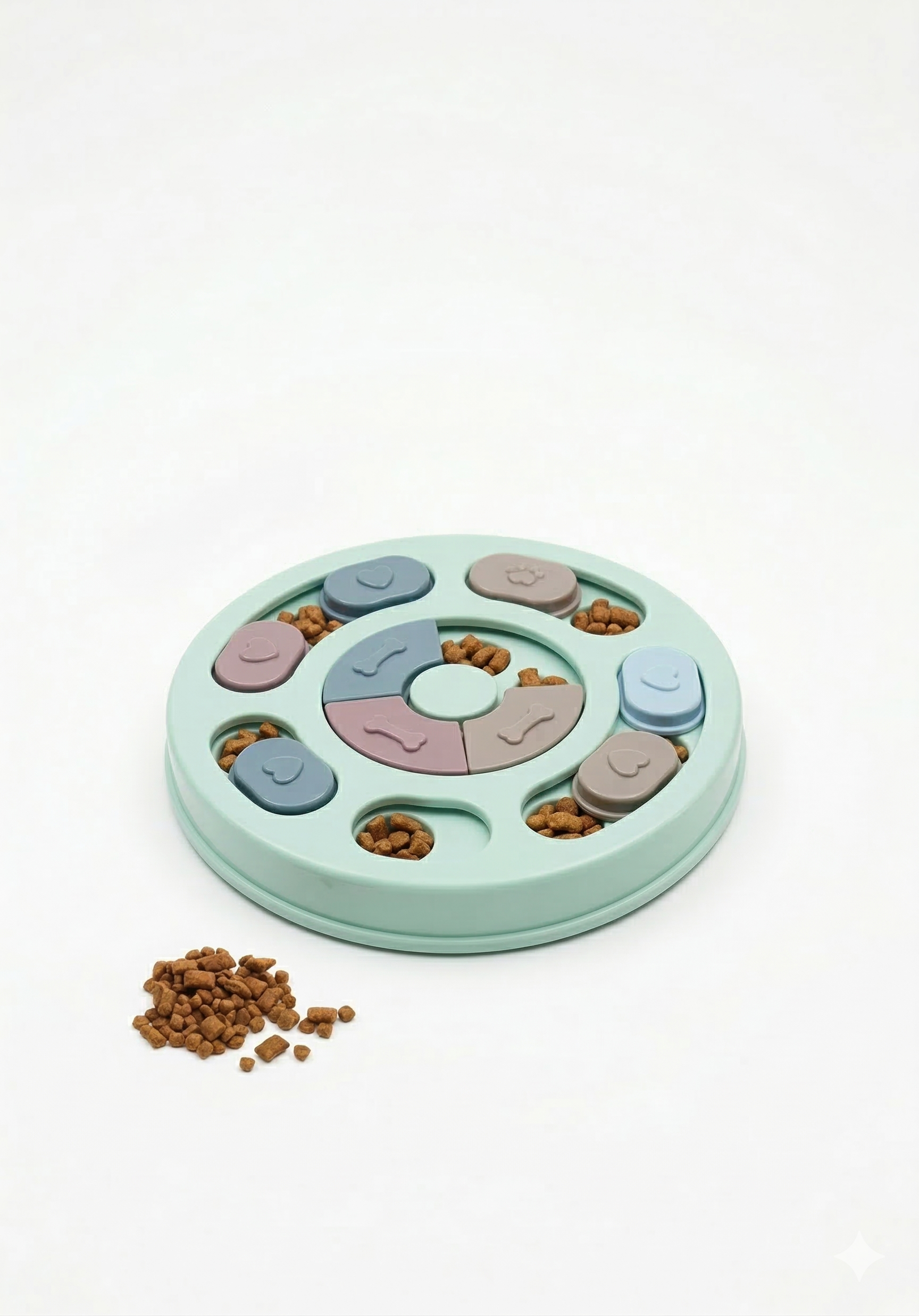 Bol interactif de cachette de nourriture pour chien