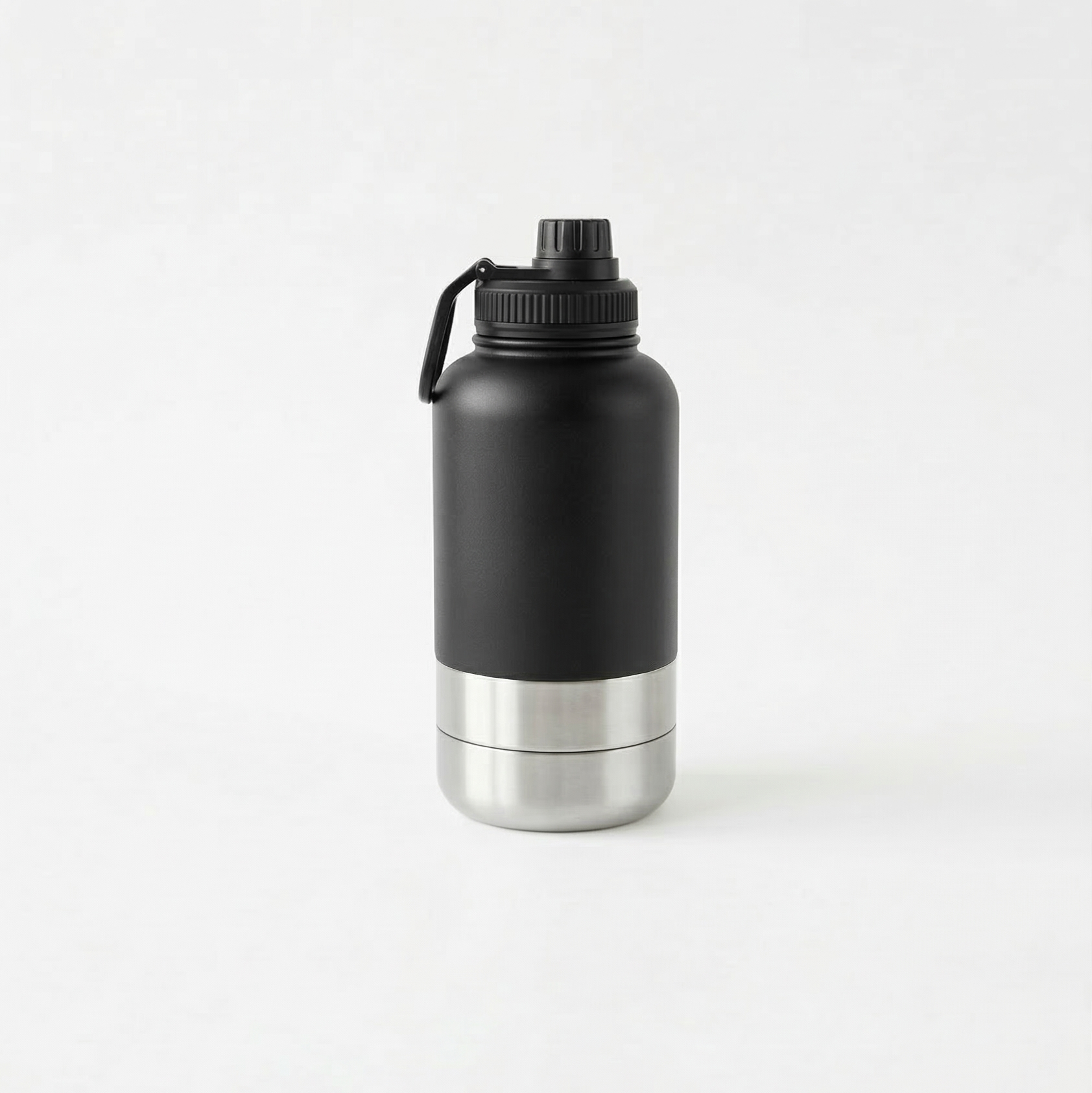 Bouteille de voyage isotherme tout-en-un pour chiens