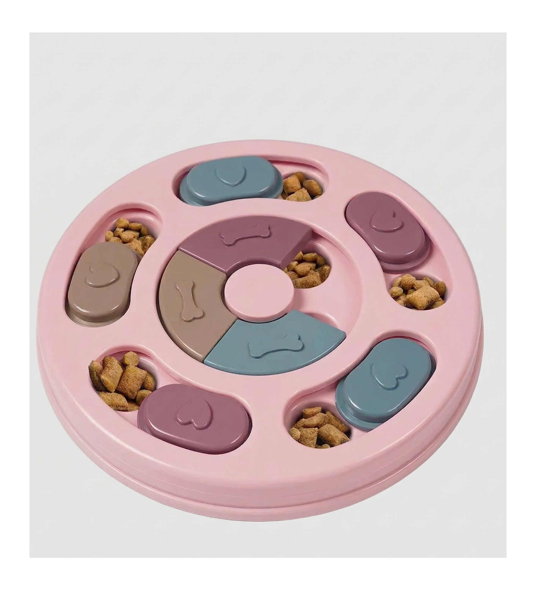 Bol interactif de cachette de nourriture pour chien