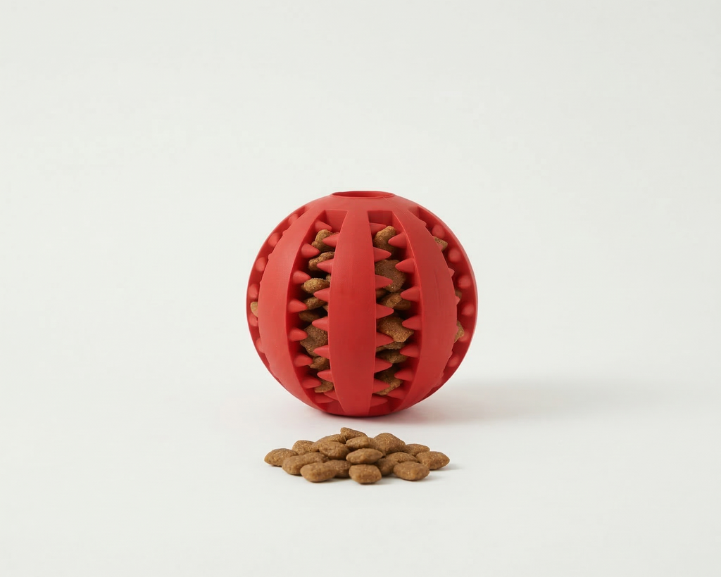 Balle jouet interactive pour chien